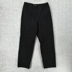 LAUREN Ralph‎ Lauren Dress Pants Womens 10P Check Trouser Ankle Black White